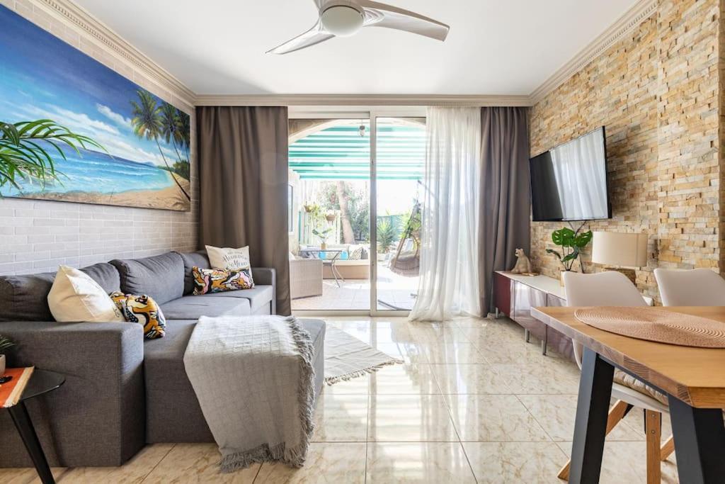 Beachfront Private Apartment In Pueblo Torviscas Sunset Harbour Costa Adeje (Tenerife) Exterior foto